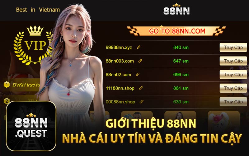 Giới Thiệu 88NN – Nhà Cái Uy Tín và Đáng Tin Cậy